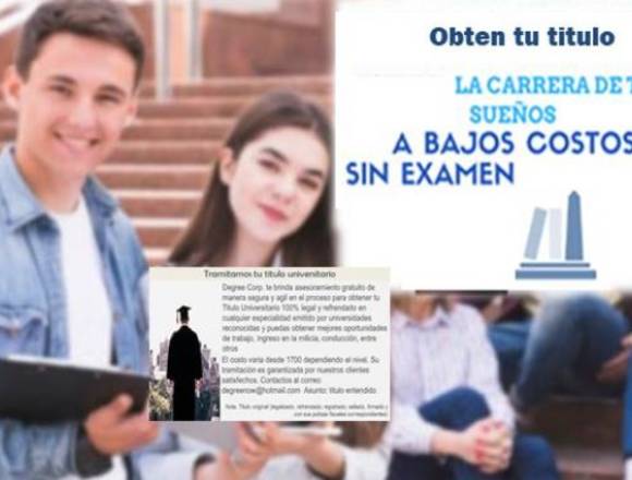 Si estudias es hora obten la carrera de tus sueños