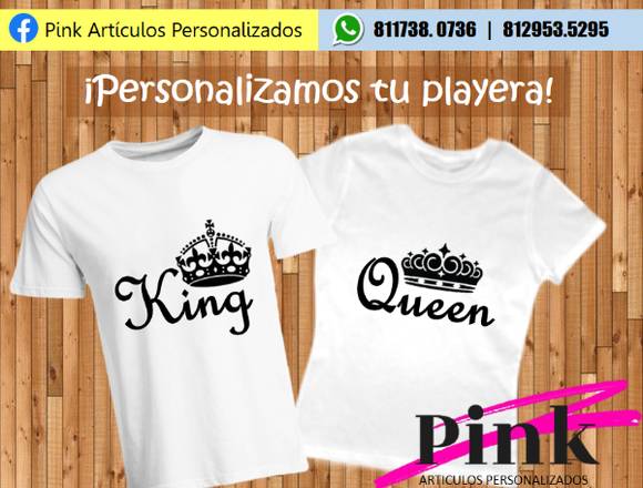 Playeras personalizadas con tus diseños 