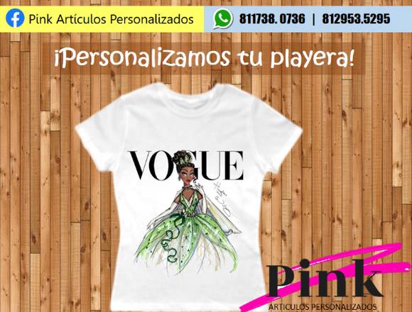 Playeras nueva colección Vogue Princesas de Disney