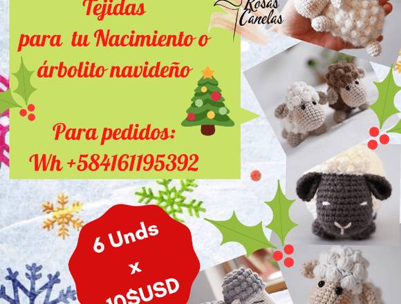 Lindas Ovejitas para decorar tu nacimiento