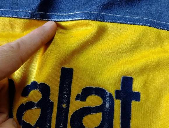 Camiseta boca juniors olán Detalles 