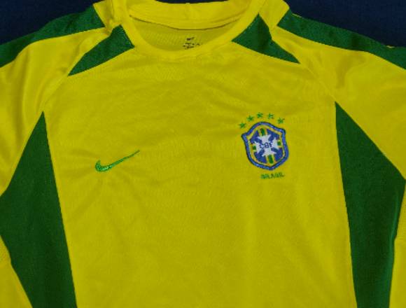 Camiseta Fútbol Brasil 2002 Orig  precio c,envio