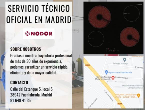 SAT Oficial Reparación de electrodomésticos NODOR