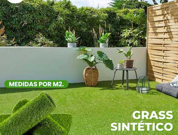 Grass sintético , Grass, jardín  ,decoración verde