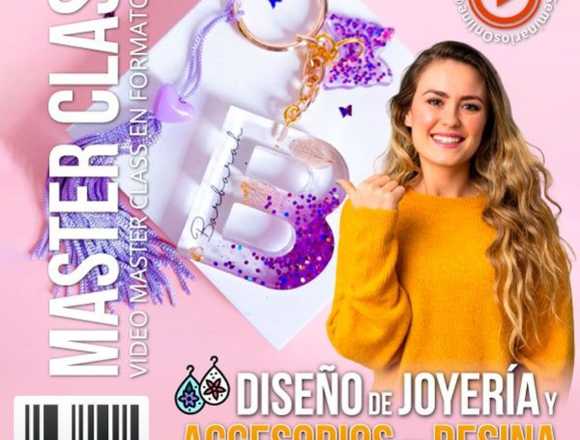 Diseño de Joyería y Accesorios en Resina