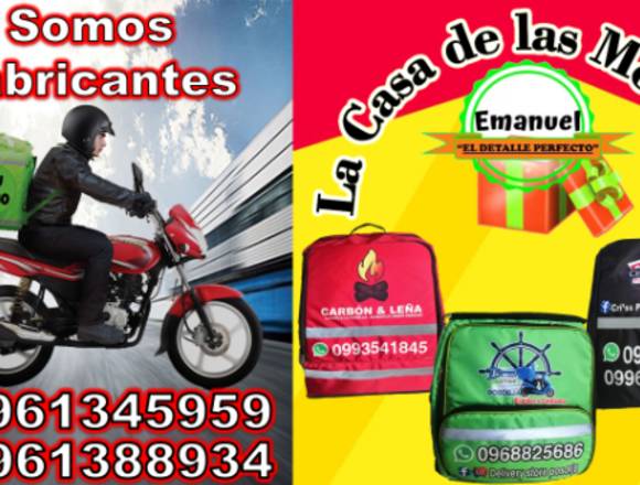 DELIVERY´S PERSONALIZADAS "MOCHILA"