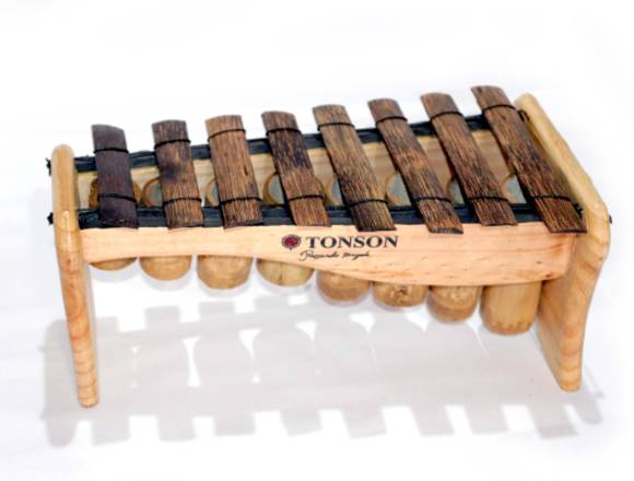 Marimba de chonta TONSON decorativa de 8 notas.