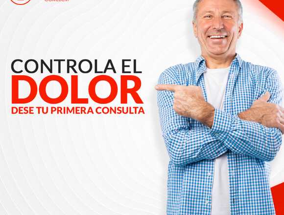 ¡Controla el dolor desde tu primer consulta!