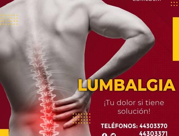 Lumbalgia presencia del dolor de espalda 