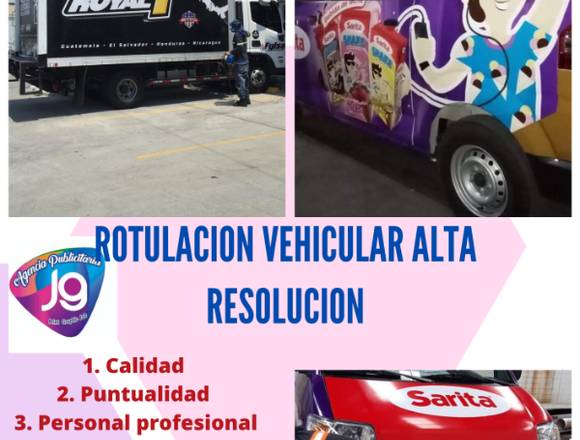 Rotulacion vehicular