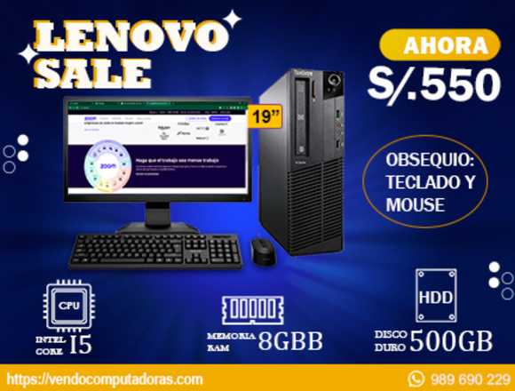 COMPUTADORA LENOVO CORE I5