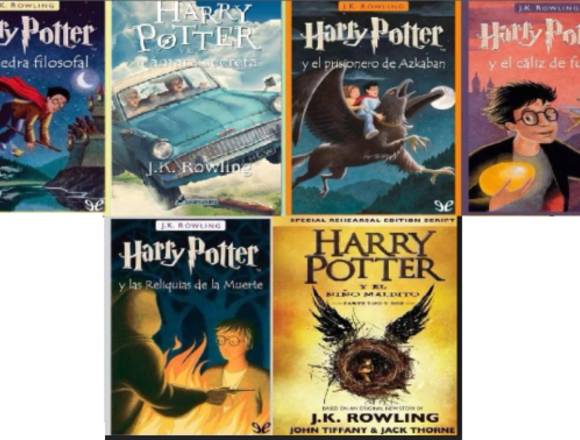 Coleccion de Libros Harry Potter x 10 libros