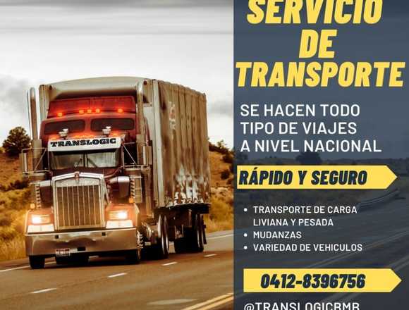 Servicio de Transporte y Mudanza a nivel Nacional