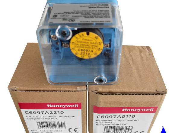 Honeywell C6097a2210 Presostato Gas Aire 2.5 A 50