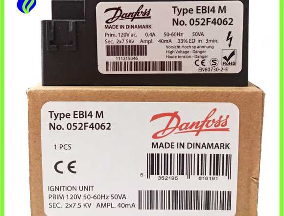 052f4062 Transformador Danfoss 120v 2X7.5kv