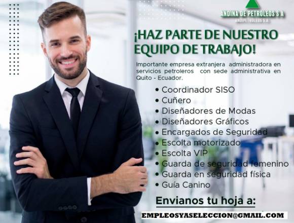 trabajo administradora servicios petroleros