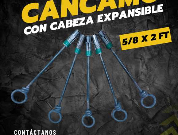 CÁNCAMOS CON CABEZA EXPANSIBLE | PROMINE PERU