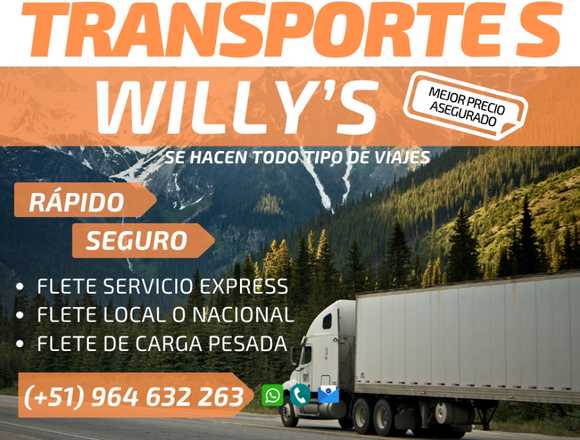 TRANSPORTES WILLYS -SERVICO DE TRANSPORTE NACIONAL