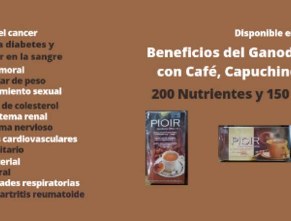 Cafe PIOIR con ganoderma lucidum 