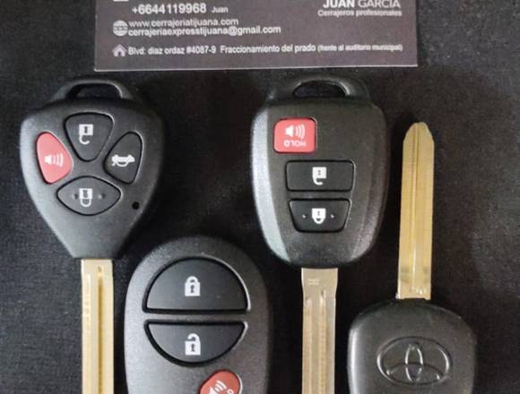 LLAVES PARA AUTO CON CHIP