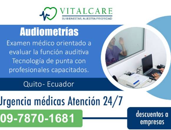 Audiometrias en el sur de quito