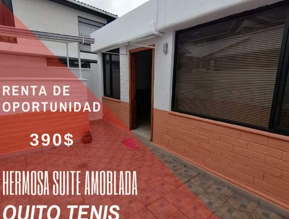 ARRIENDO HERMOSA SUITE AMOBLADA QUITO TENIS