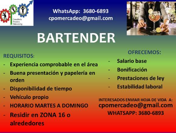 Bartender                        