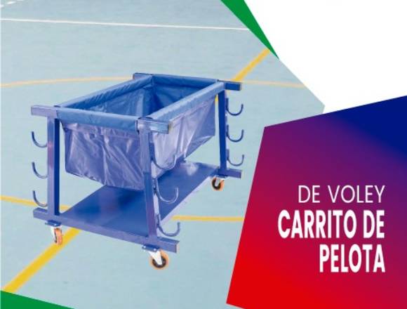 CARRITO DE PELOTAS DE VOLEY