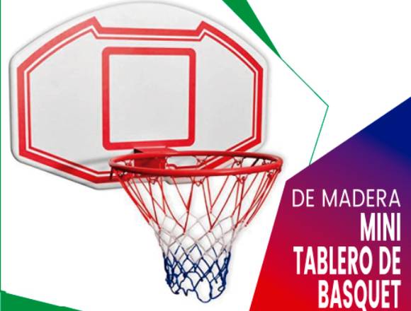 MINI TABLERO DE BASQUET DE MADERA1