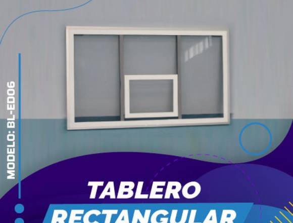 TABLERO RECTANGULAR DE VIDRIO TEMPLADO