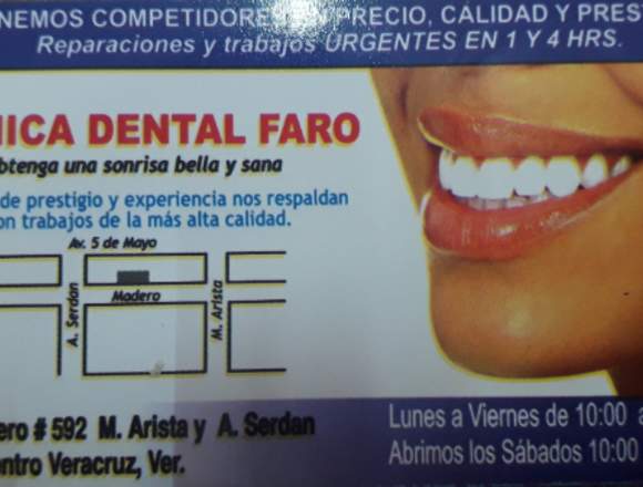 Dental Faro prótesis bucales