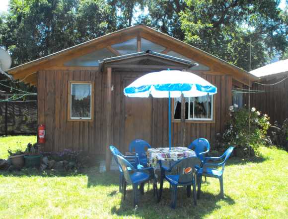 cabañas en Coñaripe para 6 pers. 