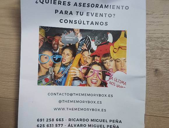 QUIERES EL MEJOR RECUERDO PARA TU EVENTO