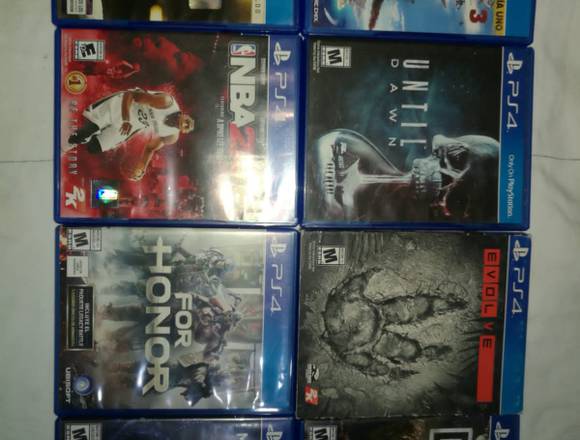 Gran variedad de videojuegos ps4