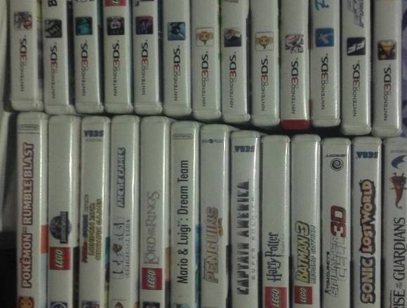 Gran variedad de videojuegos de nintendo 3ds