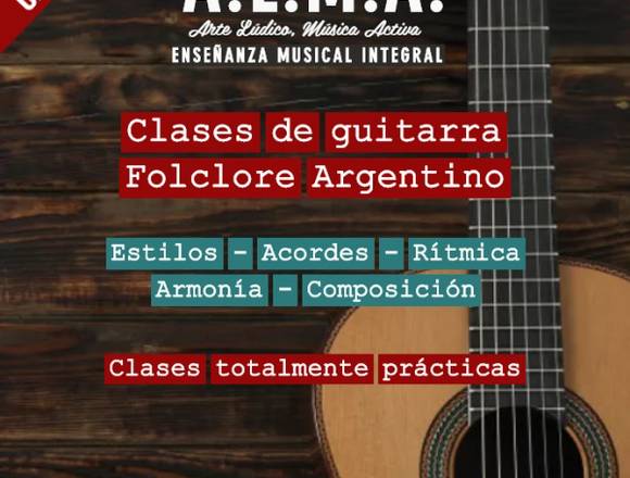 Clases de Guitarra (Folclore Argentino) Caballito 