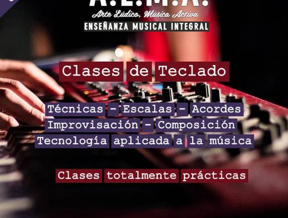 Clases de Teclado en Caballito y Online.