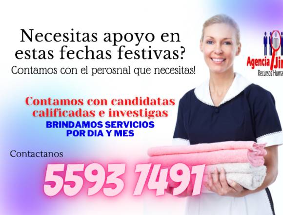 Necesitas apoyo en tu hogar?