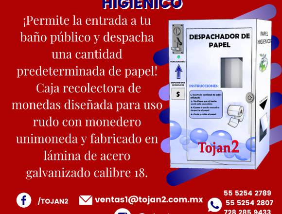 DESPACHADOR DE PAPEL HIGIENICO