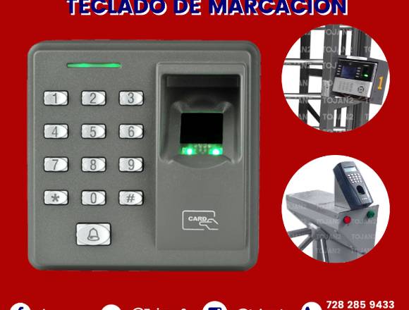 CONTROL DE ACCESO: TECLADO DE MARCACIÓN