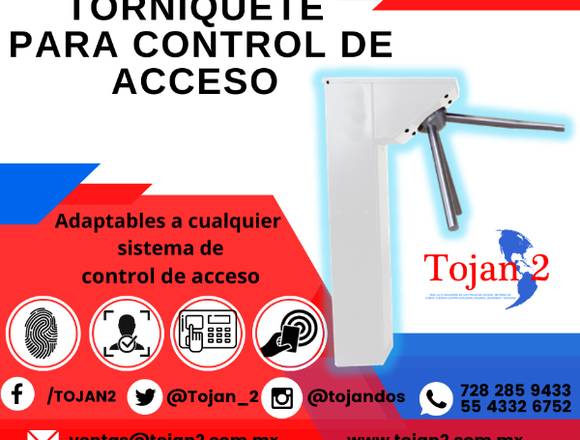 Torniquete para control de acceso