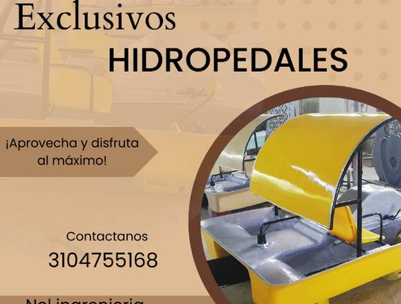 Exclusivos Hidropedales en fibra de vidrio.