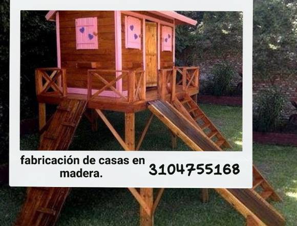 Casas hechas en madera. 