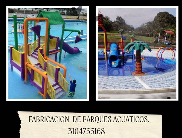 Fabricación de parques acuáticos. 