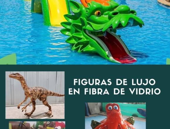 Te ofrecemos figuras de lujo en fibra de vidrio. 