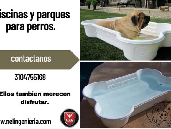 Piscinas y parques para perros en fibra de vidrio