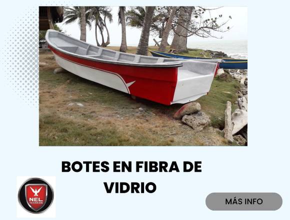 Innovadores botes en fibra de vidrio. 