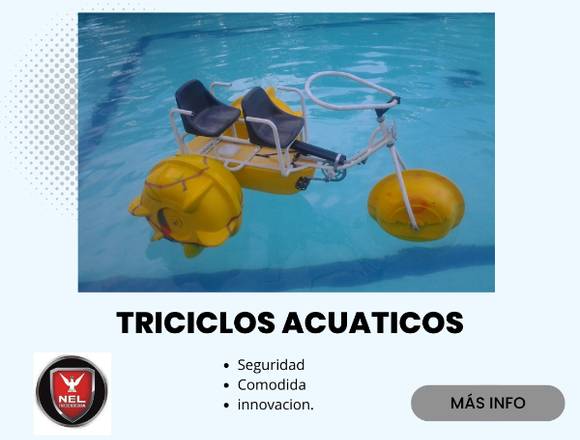 Te ofrecemos innovadores triciclos acuáticos. 