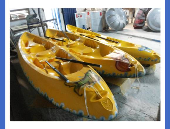 Fabricamos hermosos Kayaks en fibra de vidrio. 