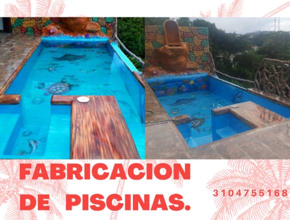 Fabricamos diversas piscinas. 